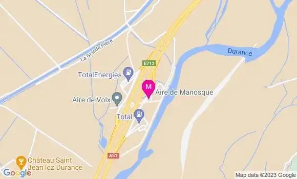 Localisation Relais de Manosque