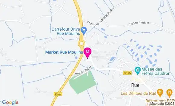 Localisation Carrefour Market