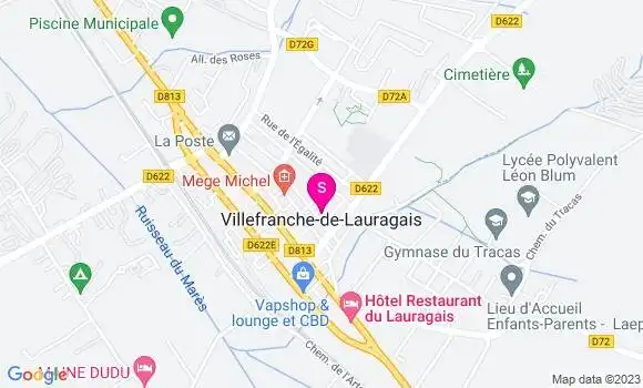 Localisation Esso Express