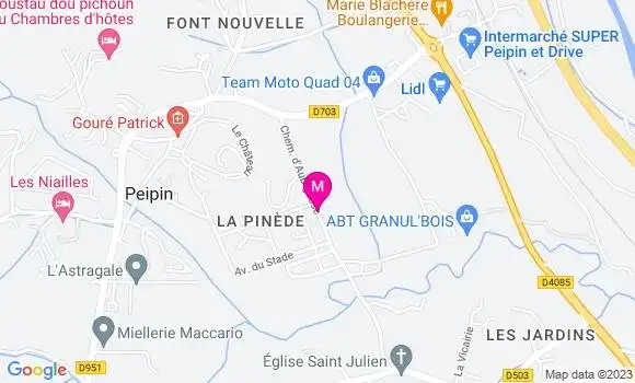 Localisation Aire d
