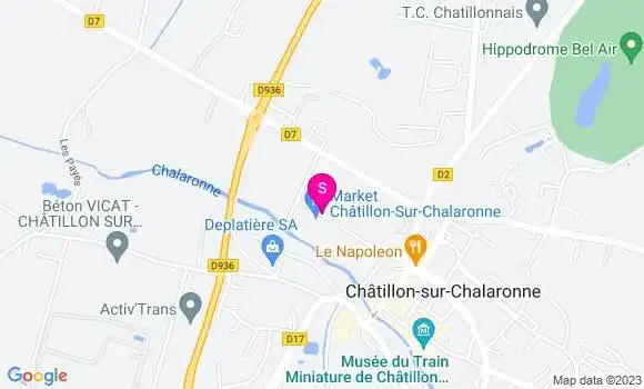 Localisation Carrefour Market