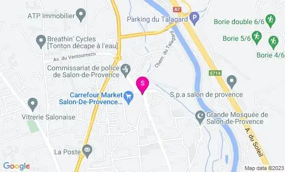 Localisation Carrefour Market