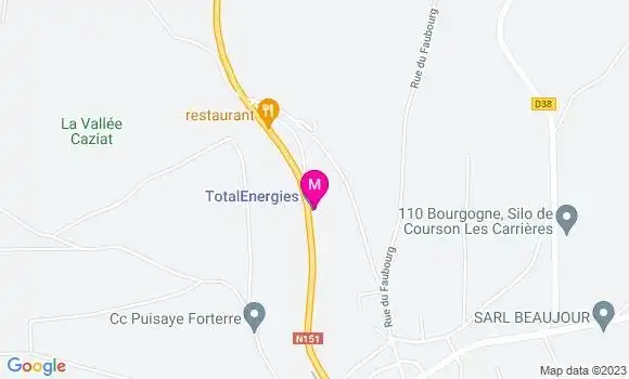 Localisation TotalEnergies
