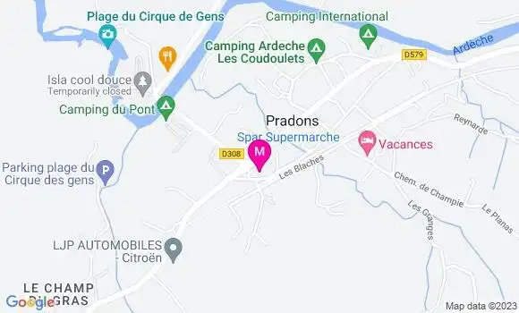 Localisation Spar