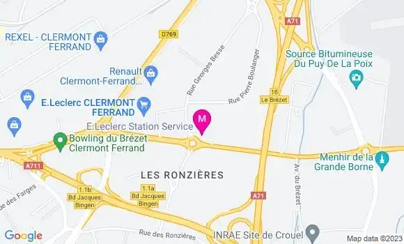 Localisation Station Leclerc