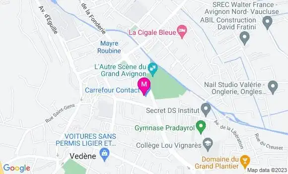 Localisation Carrefour Contact