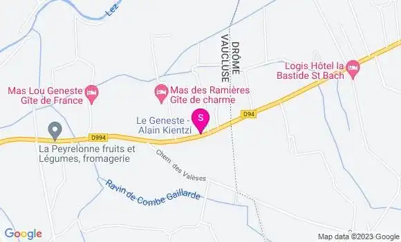 Localisation Le Geneste