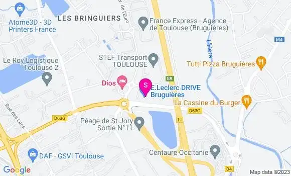 Localisation Station Leclerc