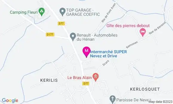 Localisation Intermarché Station
