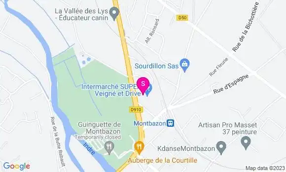 Localisation Intermarché Station