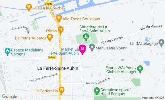 Localisation Carrefour Market