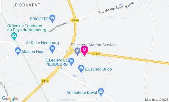 Localisation Station Leclerc
