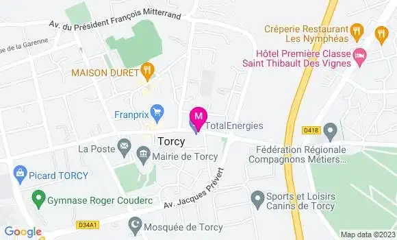 Localisation Garage Oja