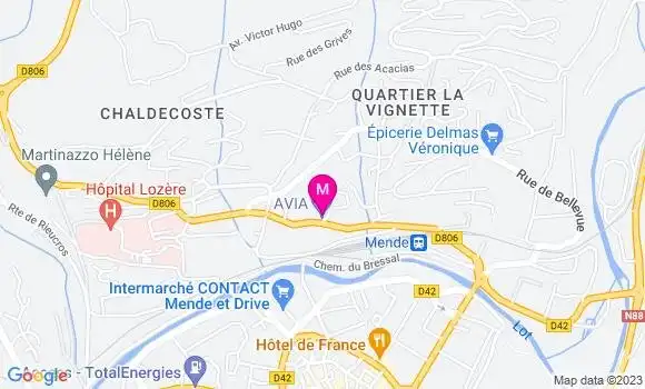 Localisation Avia