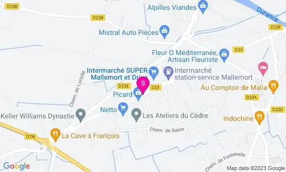 Localisation Intermarché Station