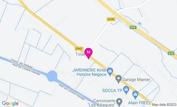 Localisation Station des Princes