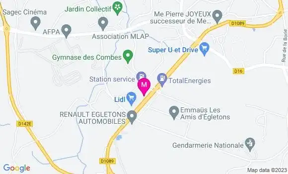 Localisation Auchan