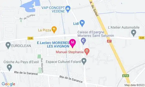 Localisation Station Leclerc