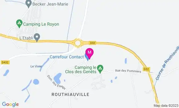 Localisation Carrefour Contact