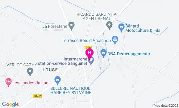 Localisation Intermarché Station