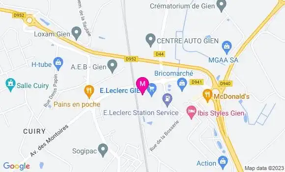 Localisation Station Leclerc