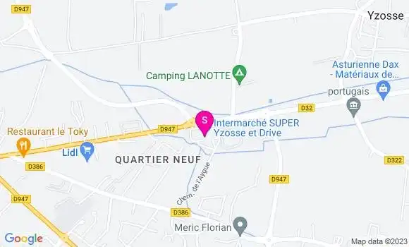 Localisation Intermarché Station