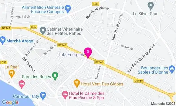Localisation TotalEnergies