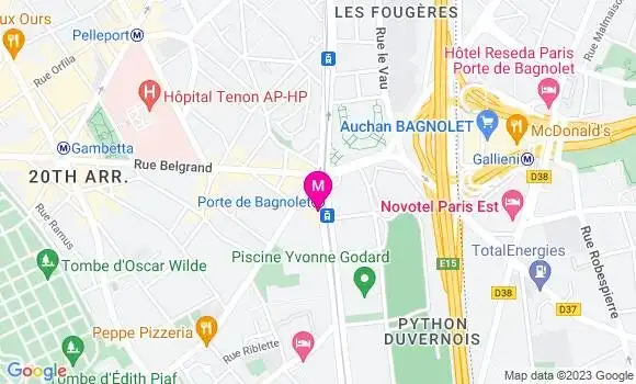 Localisation Relais Total Davout