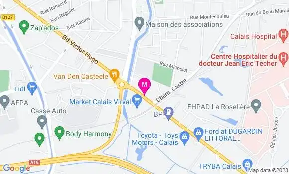 Localisation Carrefour Market