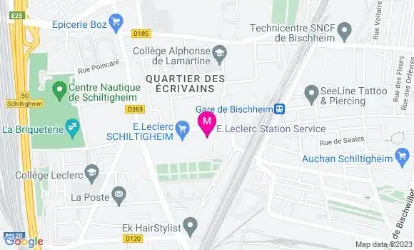 Localisation Station Leclerc