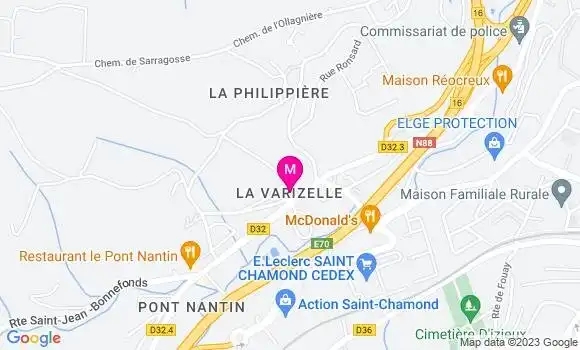 Localisation Station Leclerc