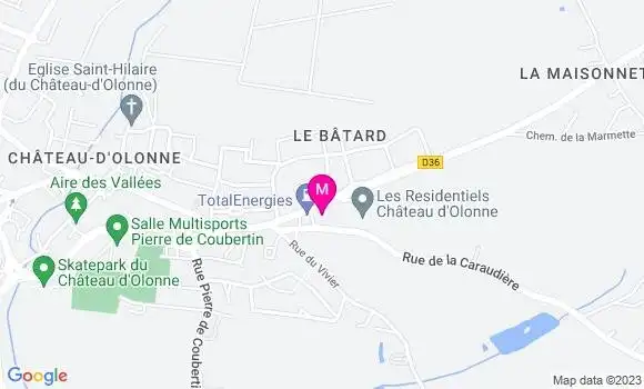 Localisation TotalEnergies