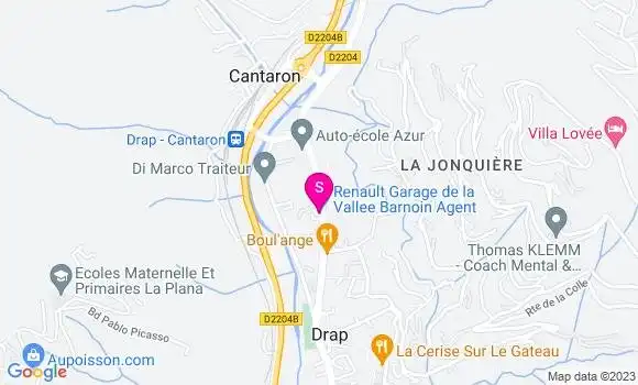 Localisation Garage de la Vallée