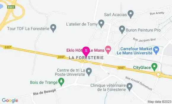Localisation Relais Foresterie