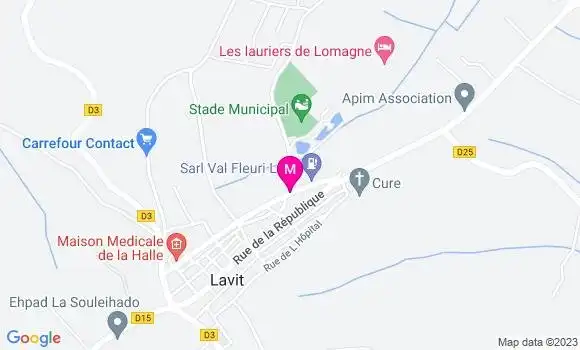 Localisation Station Val Fleuri
