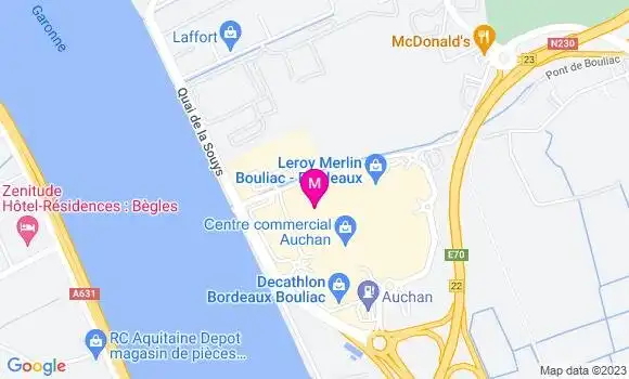 Localisation Auchan