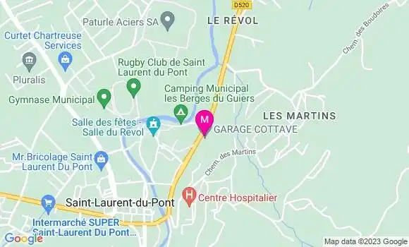 Localisation Garage Cottave