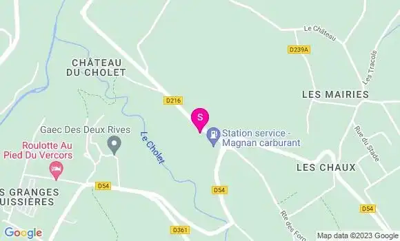 Localisation Garage Magnan