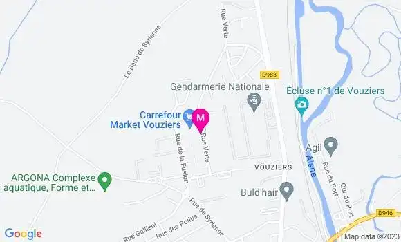 Localisation Carrefour Market