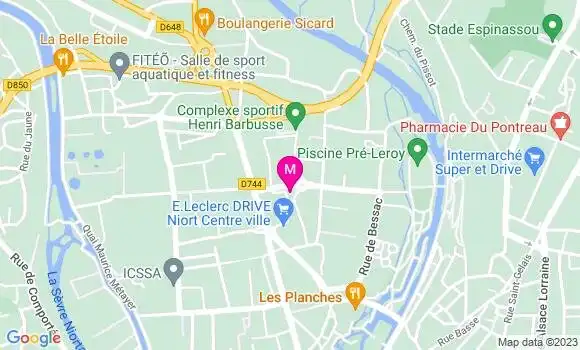 Localisation Station Leclerc