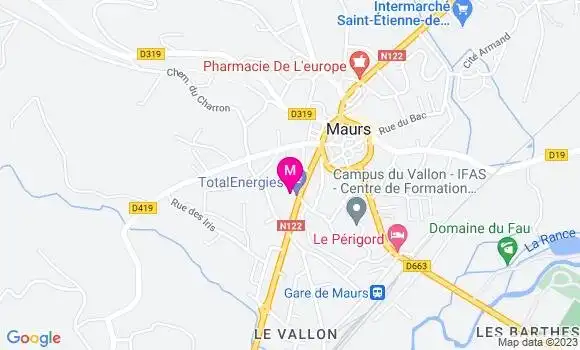 Localisation Garage Lavigne