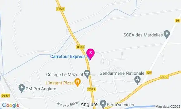Localisation Carrefour Express
