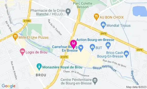 Localisation Carrefour
