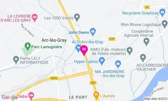 Localisation Avia