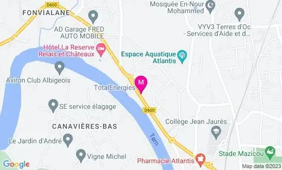 Localisation Relais des Fontanelles