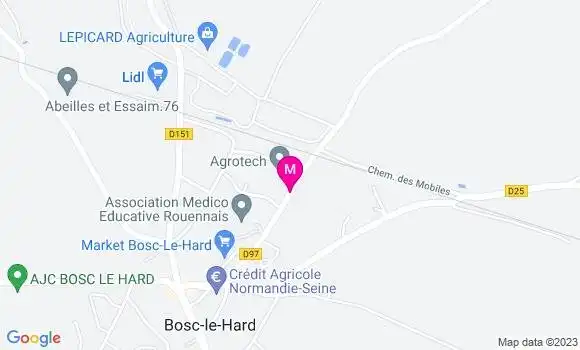 Localisation Carrefour Market