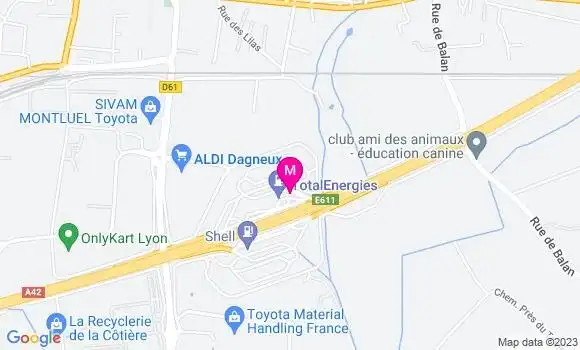 Localisation TotalEnergies