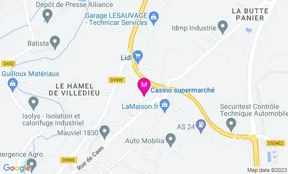Localisation Casino Supermarché
