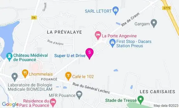 Localisation Super U