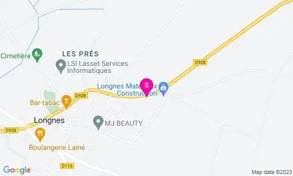 Localisation Longnes Automobiles